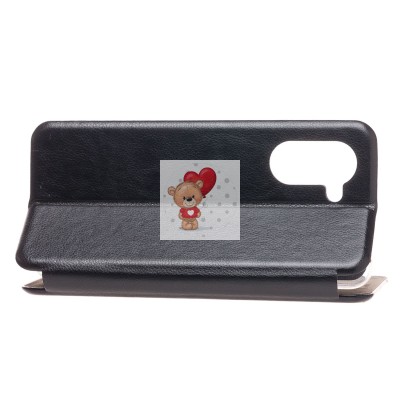 Чехол-книжка для OPPO A17 (черный) - BC002