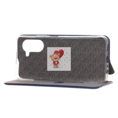 Чехол-книжка для OPPO A17 (синий) - BC002