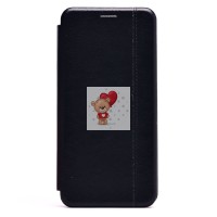 Чехол-книжка для OPPO A17k (черный) - BC002