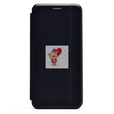 Чехол-книжка для OPPO A17k (черный) - BC002