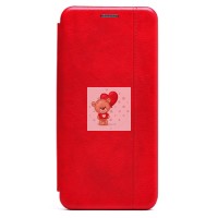 Чехол-книжка для OPPO A17k (красный) - BC002