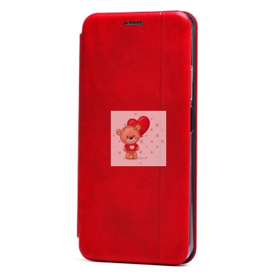 Чехол-книжка для OPPO A17k (красный) - BC002 Чехол-книжка для OPPO A17k (красный) - BC002