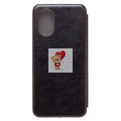 Чехол-книжка для OPPO A18 (черный) - BC002