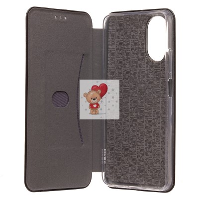 Чехол-книжка для OPPO A18 (черный) - BC002