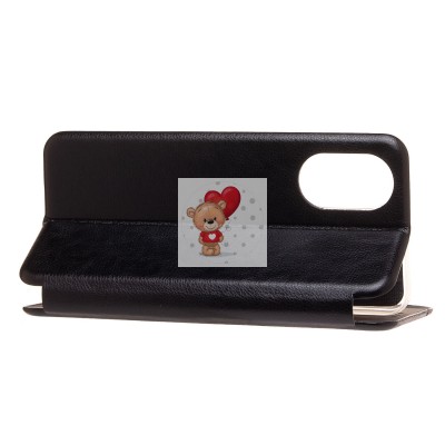 Чехол-книжка для OPPO A18 (черный) - BC002