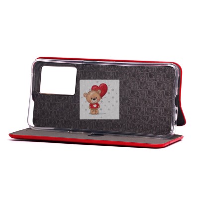 Чехол-книжка для OPPO A56s 5G (красный) - BC002