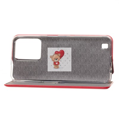 Чехол-книжка для OPPO realme C31 (красный) - BC002 Чехол-книжка для OPPO realme C31 (красный) - BC002