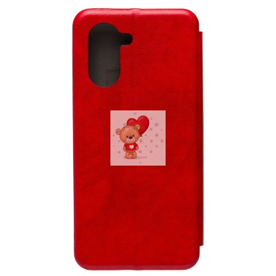 Чехол-книжка для OPPO realme C33 (красный) - BC002 Чехол-книжка для OPPO realme C33 (красный) - BC002