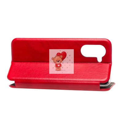 Чехол-книжка для OPPO realme C33 (красный) - BC002 Чехол-книжка для OPPO realme C33 (красный) - BC002