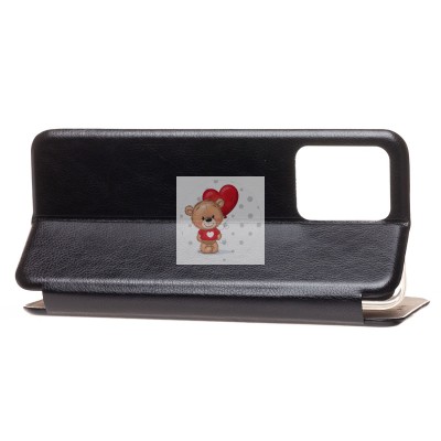 Чехол-книжка для OPPO realme C35 (черный) - BC002