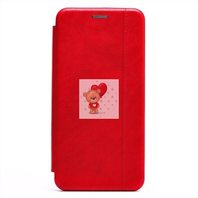 Чехол-книжка для OPPO Reno 7 (красный) - BC002