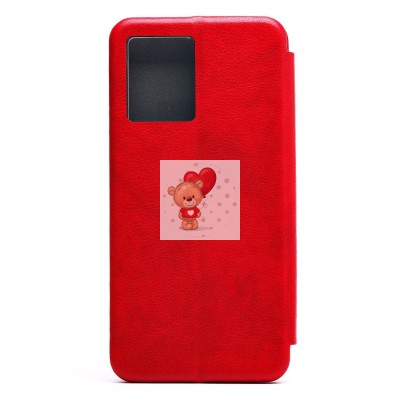 Чехол-книжка для OPPO Reno 7 (красный) - BC002 Чехол-книжка для OPPO Reno 7 (красный) - BC002