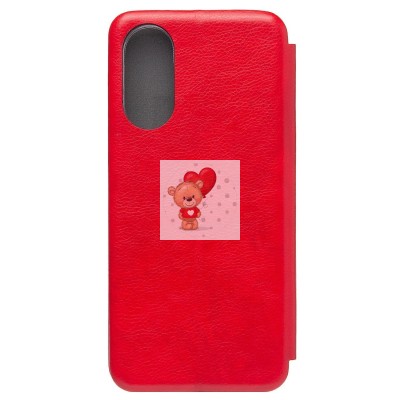 Чехол-книжка для OPPO Reno8 T 4G (красный) - BC002 Чехол-книжка для OPPO Reno8 T 4G (красный) - BC002