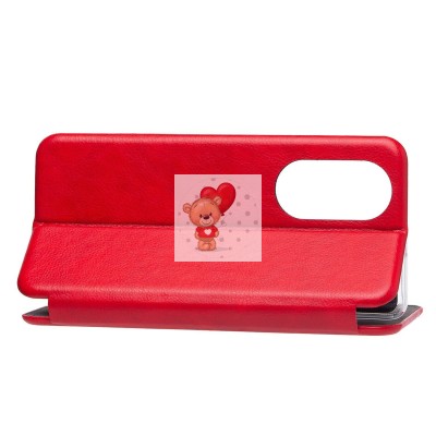 Чехол-книжка для OPPO Reno8 T 5G (красный) - BC002 Чехол-книжка для OPPO Reno8 T 5G (красный) - BC002