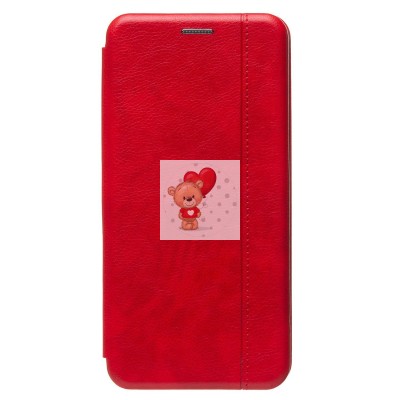 Чехол-книжка для Realme C55 (красный) - BC002