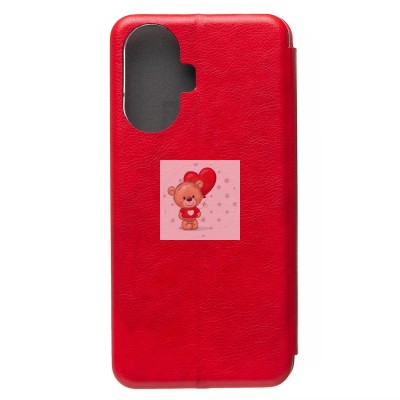 Чехол-книжка для Realme C55 (красный) - BC002 Чехол-книжка для Realme C55 (красный) - BC002