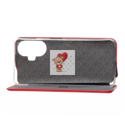 Чехол-книжка для Realme C55 (красный) - BC002 Чехол-книжка для Realme C55 (красный) - BC002