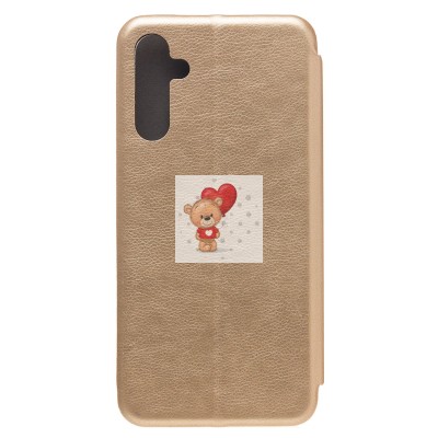 Чехол-книжка для Samsung Galaxy A34 (золотой) - BC002