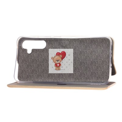 Чехол-книжка для Samsung Galaxy A34 (золотой) - BC002