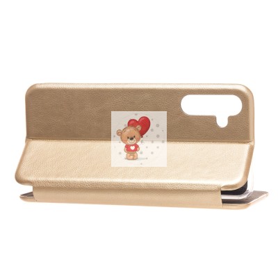 Чехол-книжка для Samsung Galaxy A34 (золотой) - BC002