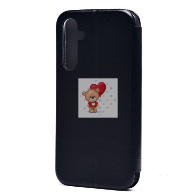 Чехол-книжка для Samsung Galaxy A55 (черный) - BC002