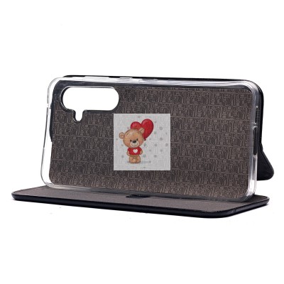 Чехол-книжка для Samsung Galaxy A55 (черный) - BC002