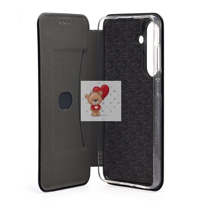 Чехол-книжка для Samsung Galaxy S24 (черный) - BC002