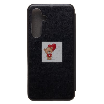 Чехол-книжка для Samsung Galaxy S24FE (черный) - BC002