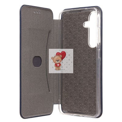 Чехол-книжка для Samsung Galaxy S25 (синий) - BC002 Чехол-книжка для Samsung Galaxy S25 (синий) - BC002