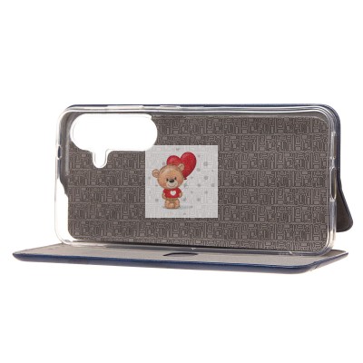 Чехол-книжка для Samsung Galaxy S25 (синий) - BC002 Чехол-книжка для Samsung Galaxy S25 (синий) - BC002