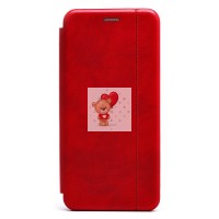 Чехол-книжка для Samsung A035 Galaxy A03 открытие вбок (красный) - BC002 Чехол-книжка для Samsung A035 Galaxy A03 открытие вбок (красный) - BC002