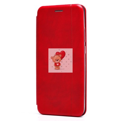 Чехол-книжка для Samsung A035 Galaxy A03 открытие вбок (красный) - BC002 Чехол-книжка для Samsung A035 Galaxy A03 открытие вбок (красный) - BC002