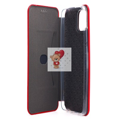 Чехол-книжка для Samsung A035 Galaxy A03 открытие вбок (красный) - BC002 Чехол-книжка для Samsung A035 Galaxy A03 открытие вбок (красный) - BC002