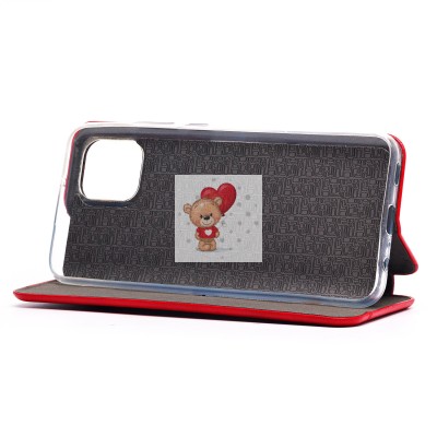 Чехол-книжка для Samsung A035 Galaxy A03 открытие вбок (красный) - BC002 Чехол-книжка для Samsung A035 Galaxy A03 открытие вбок (красный) - BC002