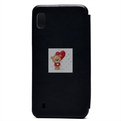 Чехол-книжка для Samsung A105 Galaxy A10 (черный) открытие вбок - BC002 Чехол-книжка для Samsung A105 Galaxy A10 (черный) открытие вбок - BC002