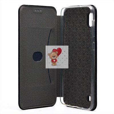 Чехол-книжка для Samsung A105 Galaxy A10 (черный) открытие вбок - BC002 Чехол-книжка для Samsung A105 Galaxy A10 (черный) открытие вбок - BC002