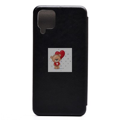 Чехол-книжка для Samsung A125 Galaxy A12 (черный) открытие вбок - BC002 Чехол-книжка для Samsung A125 Galaxy A12 (черный) открытие вбок - BC002