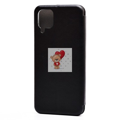 Чехол-книжка для Samsung A125 Galaxy A12 (черный) открытие вбок - BC002 Чехол-книжка для Samsung A125 Galaxy A12 (черный) открытие вбок - BC002