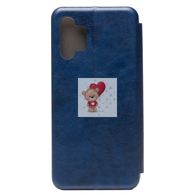 Чехол-книжка для Samsung A135 Galaxy A13 4G открытие вбок (синий) - BC002 Чехол-книжка для Samsung A135 Galaxy A13 4G открытие вбок (синий) - BC002