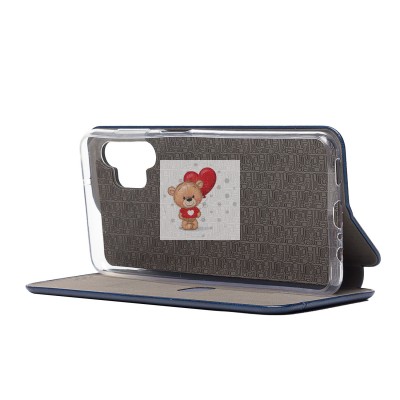 Чехол-книжка для Samsung A135 Galaxy A13 4G открытие вбок (синий) - BC002 Чехол-книжка для Samsung A135 Galaxy A13 4G открытие вбок (синий) - BC002