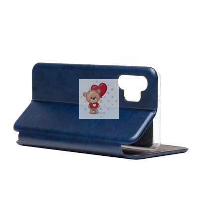 Чехол-книжка для Samsung A135 Galaxy A13 4G открытие вбок (синий) - BC002 Чехол-книжка для Samsung A135 Galaxy A13 4G открытие вбок (синий) - BC002