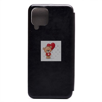 Чехол-книжка для Samsung M225 Galaxy M22 открытие вбок .. (черный) - BC002