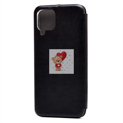 Чехол-книжка для Samsung M225 Galaxy M22 открытие вбок .. (черный) - BC002