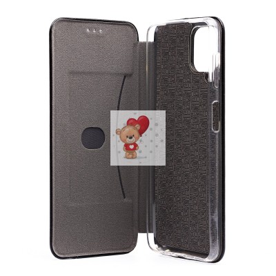 Чехол-книжка для Samsung M225 Galaxy M22 открытие вбок .. (черный) - BC002