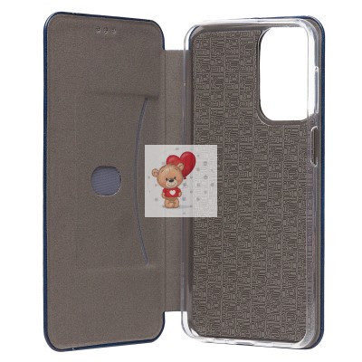 Чехол-книжка для Samsung A235 Galaxy A23 4G открытие вбок (синий) - BC002 Чехол-книжка для Samsung A235 Galaxy A23 4G открытие вбок (синий) - BC002