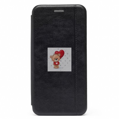 Чехол-книжка для Samsung A325 Galaxy A32 4G (черный) открытие вбок - BC002