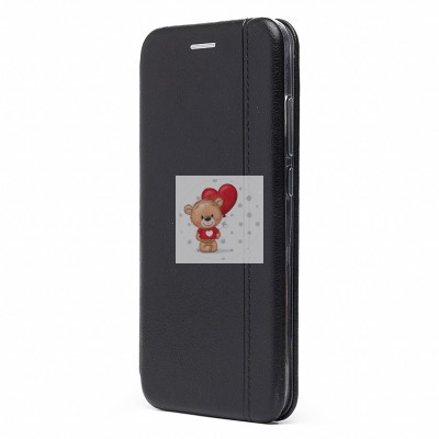 Чехол-книжка для Samsung A325 Galaxy A32 4G (черный) открытие вбок - BC002