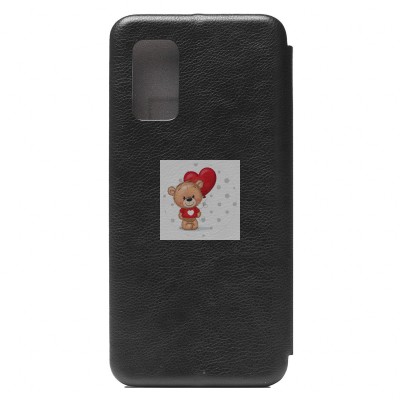 Чехол-книжка для Samsung A325 Galaxy A32 4G (черный) открытие вбок - BC002