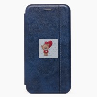 Чехол-книжка для Samsung A325 Galaxy A32 4G (синий) открытие вбок - BC002