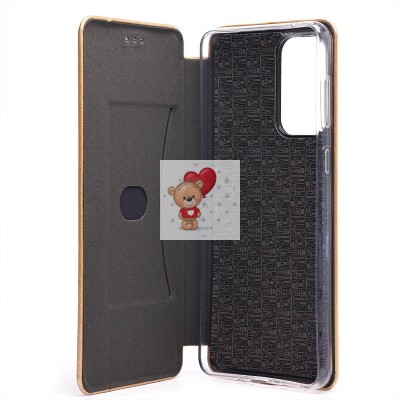 Чехол-книжка для Samsung A336 Galaxy A33 5G открытие вбок (золотой) - BC002 Чехол-книжка для Samsung A336 Galaxy A33 5G открытие вбок (золотой) - BC002